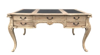Large Chippendale Writing Desk in Natural Mahogany Finish by AFD Home - AFD-12018162