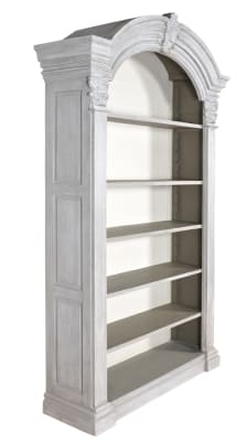 Mystique Continental Casual Bookcase in Grey Finish by AFD Home - AFD-12019122