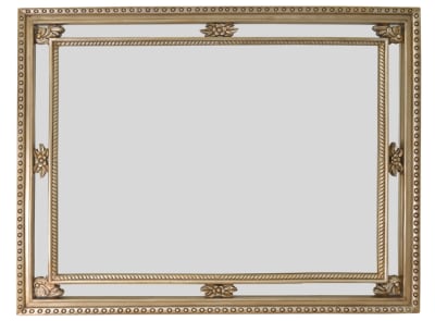 Grand Carved Console Wall Mirror-Platine in Champagne Golden Silver Finish by AFD Home - AFD-12021989