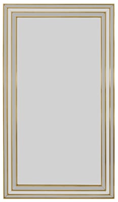 Leaner Mirror with Metal Accent in Gold and Mirror Finish by AFD Home - AFD-12022941