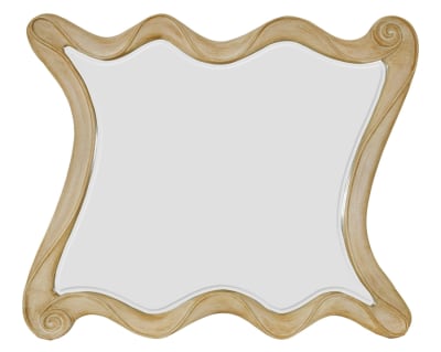 Ribbon Console Wall Mirror in Beachstone Finish by AFD Home - AFD-12025852