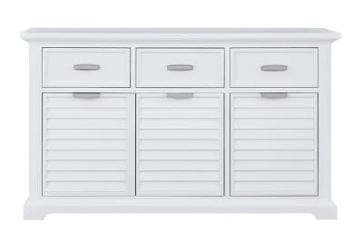 Heritage Coast Server in Coastal White Finish by American Woodcrafters - AME-D-3310-590