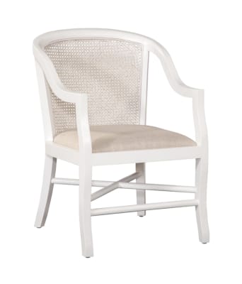 St Augustine Indoor Accent Chair in White Finish by American Woodcrafters - AME-R-1001-01