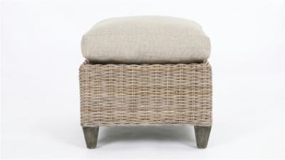 Cottage Indoor Ottoman in Natural Kubu Finish by American Woodcrafters - AME-R-1500-OT