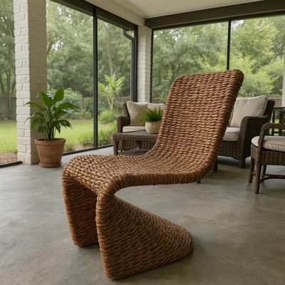 Panama Cantilever Indoor Chair (2 Pack) in Natural Finish by American Woodcrafters - AME-R-4000-01
