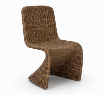 Panama Cantilever Outdoor Chair (2 Pack) in Natural Synthetic Finish by American Woodcrafters - AME-R-4030-OD