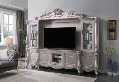 Bently Entertainment Center in Champagne Finish by Acme - 91660