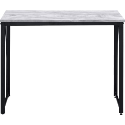 Zaidin Executive Home Office Desk in Antique White & Black Finish by Acme - 92604