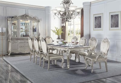 Bently 7 Piece Dining Room Set in Champagne Finish by Acme - DN01367