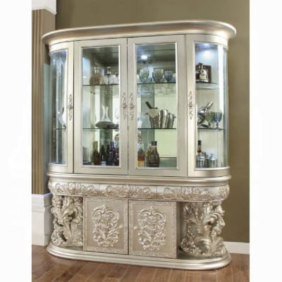 Sandoval Display Curio Cabinet in Champagne Finish by Acme - DN01497