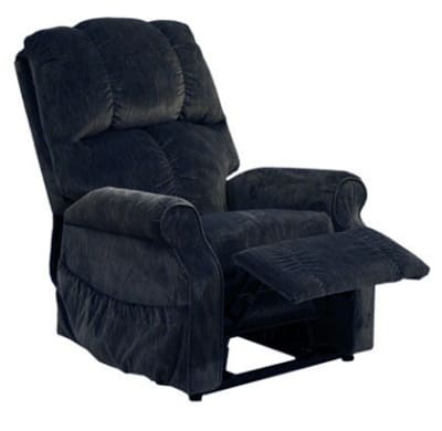 Somerset "Pow'r Lift" Lounger Recliner in Black Pearl Fabric by Catnapper - 4817-BP