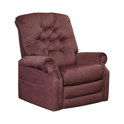 Patriot Power Lift Full Lay-Out Recliner in Vino Fabric by Catnapper - 4824-V