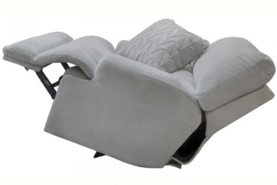 Renaldo Zero Gravity Power Lay Flat Recliner in Stone Fabric by Catnapper - 61280-7