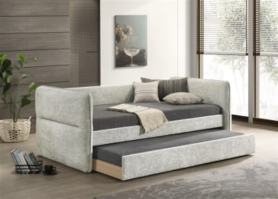 Philipa Daybed in Light Grey Fabric by Crown Mark - CM-5324LG