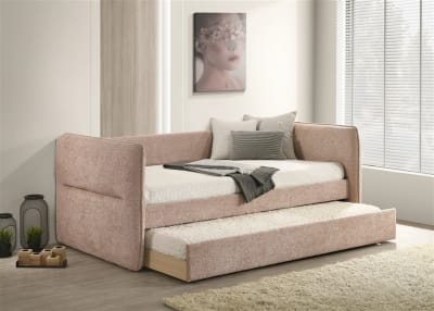 Philipa Daybed in Mauve Tweed Fabric by Crown Mark - CM-5324MV