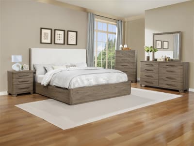 Veranda 6 Piece Bedroom Set in Neutral Finish by Crown Mark - CM-B1750-SET