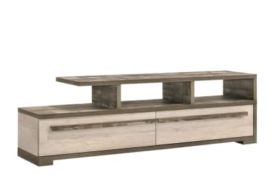 Patterson 71 inch TV Console in Two-Tone Wood Finish by Crown Mark - CM-B3050-9