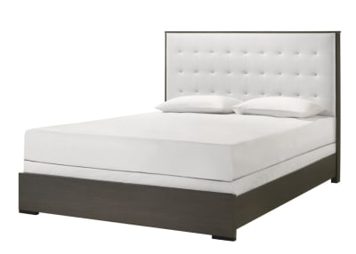 Sharpe Queen Bed in Grey/Brown Finish by Crown Mark - CM-B4100-Q