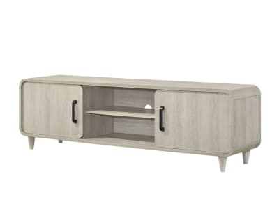 Nyomi 71 inch TV Console in White Finish by Crown Mark - CM-B4900-9