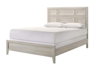 Lorraine Twin Panel Bed in Antique White Finish by Crown Mark - CM-B6600-T