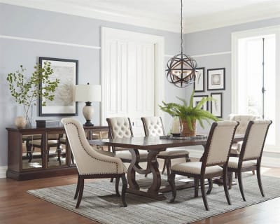 Brockway 5 Piece Dining Set in Antique Java Finish by Scott Living - 110311-5