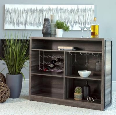 Bar Unit in Aged Oak Finish by Coaster - 182071