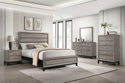 Valen 6 Piece Queen Bedroom Set in Light Taupe Finish by Coaster - 215911Q-S4