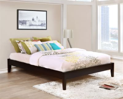 Hounslow Queen Universal Platform Bed in Cappuccino Finish by Coaster - COA-300555Q