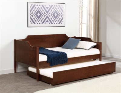 Redding Twin Daybed with Trundle in Cherry Finish by Coaster - 300687