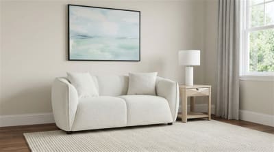 Aleisha Fabric Upholstered Loveseat in Sand Finish by Coaster - 503065