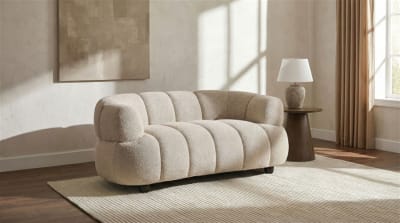 Whitney Upholstered Loveseat in Channel Tufted Woven Fabric by Coaster - 503722
