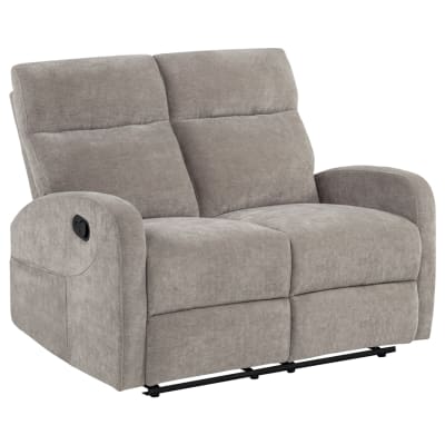 Hamilton Manual Reclining Loveseat in Sand Finish by Coaster - 603372