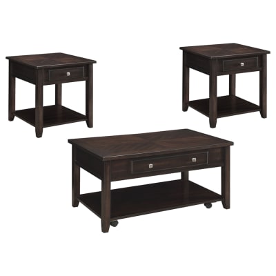 Bradford 3 Piece Lift Top Coffee Table Set in Walnut Finish by Coaster - COA-721038