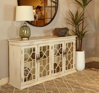 Accent Cabinet in Light Honey Finish by Coaster - 950858