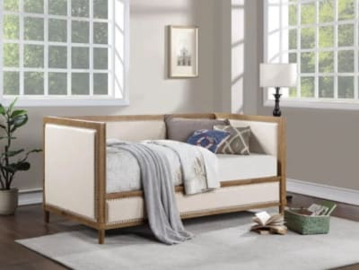 Chiron Twin Day Bed in Light Beige Finish by Furniture of America - FOA-CM1750BG-B