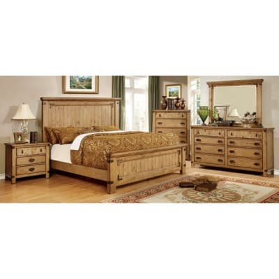 Pioneer 6 Piece Bedroom Set by Furniture of America - FOA-CM7449