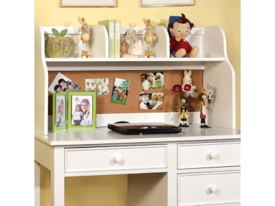 Omnus Hutch in White Finish by Furniture of America - FOA-CM7905WH-HC