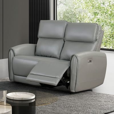 Schlieren Power Loveseat in Gray Finish by Furniture of America - FOA-FM6012GY-LV