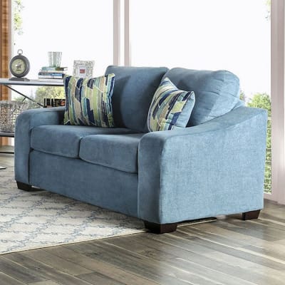 Kierra Love Seat in Light Teal Finish by Furniture of America - FOA-SM4430-LV