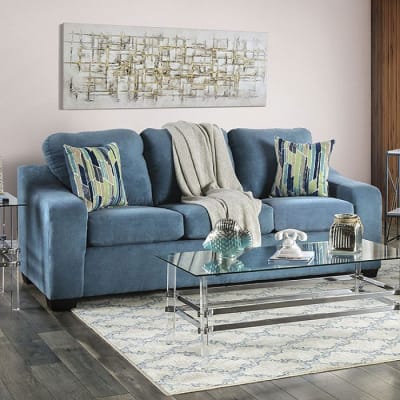 Kierra Sofa in Light Teal Finish by Furniture of America - FOA-SM4430-SF