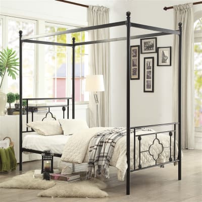 Hosta Twin Platform Bed in Black Finish by Home Elegance - HEL-1758T-1