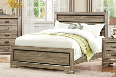 Beechnut Queen Bed in Light Elm by Home Elegance - HEL-1904-1