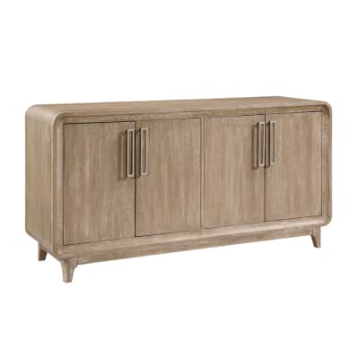 Wilshire Buffet Server in Natural Finish by Home Elegance - HEL-2350-40