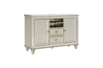 Juliette Server in Champagne Finish by Home Elegance - HEL-5844-40