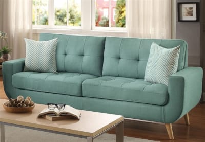 Deryn Sofa in Teal by Home Elegance - HEL-8327TL-3