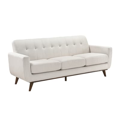 Martina Contemporary Tufted Back Sofa in Beige Textured Fabric by Home Elegance - HEL-8428BE-3