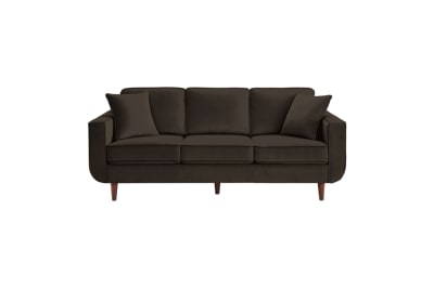 Rand Sofa in Chocolate Fabric by Home Elegance - HEL-9329CH-3