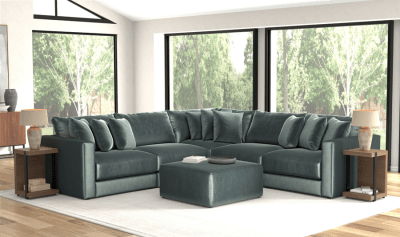 Remington 5 Piece Sectional in Pine Fabric by Jackson Furniture - 2245-5