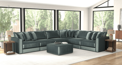 Remington 6 Piece Sectional in Pine Fabric by Jackson Furniture - 2245-6R