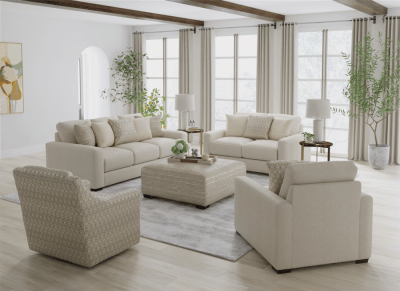 Hyde Park 2 Piece Sofa Set in Porcelain Fabric by Jackson Furniture - 2301-P